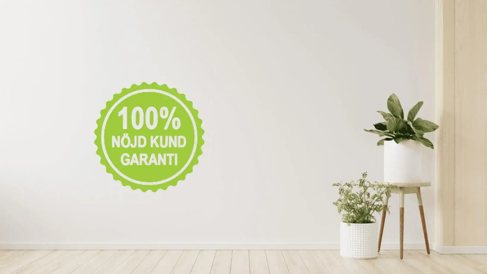 14 dagars nöjdhetsgaranti för flyttstädning